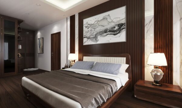 Thiết kế nội thất phòng ngủ Anh Minh olala - Hình ảnh 3