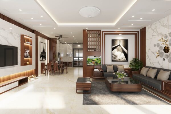Thiết kế nội thất nhà phố Anh Yên chị Hương - Hình ảnh 3