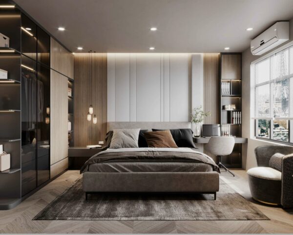 Thiết kế phòng ngủ Chị Khánh Cao Thắng - Hình ảnh 13