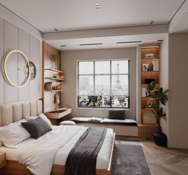 Thiết kế nội thất chung cư Tuyết CC Green